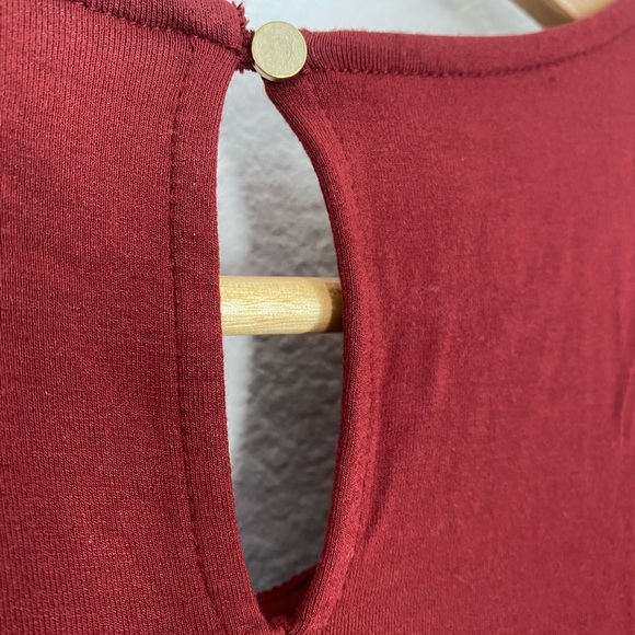 AnnTaylor Loft Beach • Burnt Red Sleeveless Blouse - Picture 11 of 12